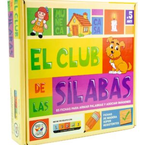 Juego De Mesa El Club De Las Sílabas Barco De Papel