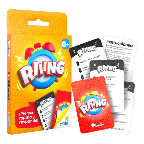 Juego De Cartas Riiing De Ronda Muy Divertido! Toy Store