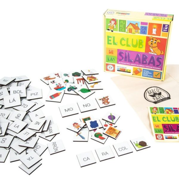 Juego De Mesa El Club De Las Sílabas Barco De Papel - Imagen 2