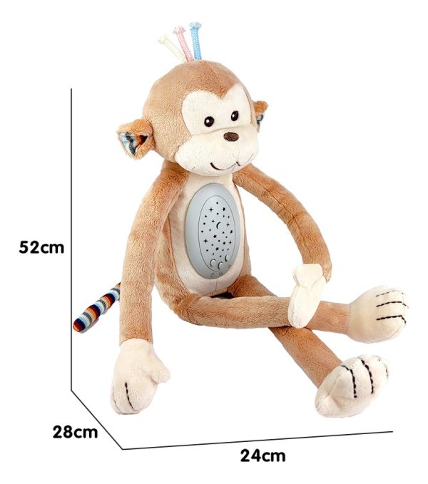 Velador Monito Con Música, Luz Para Niños Y Bebés - Imagen 4
