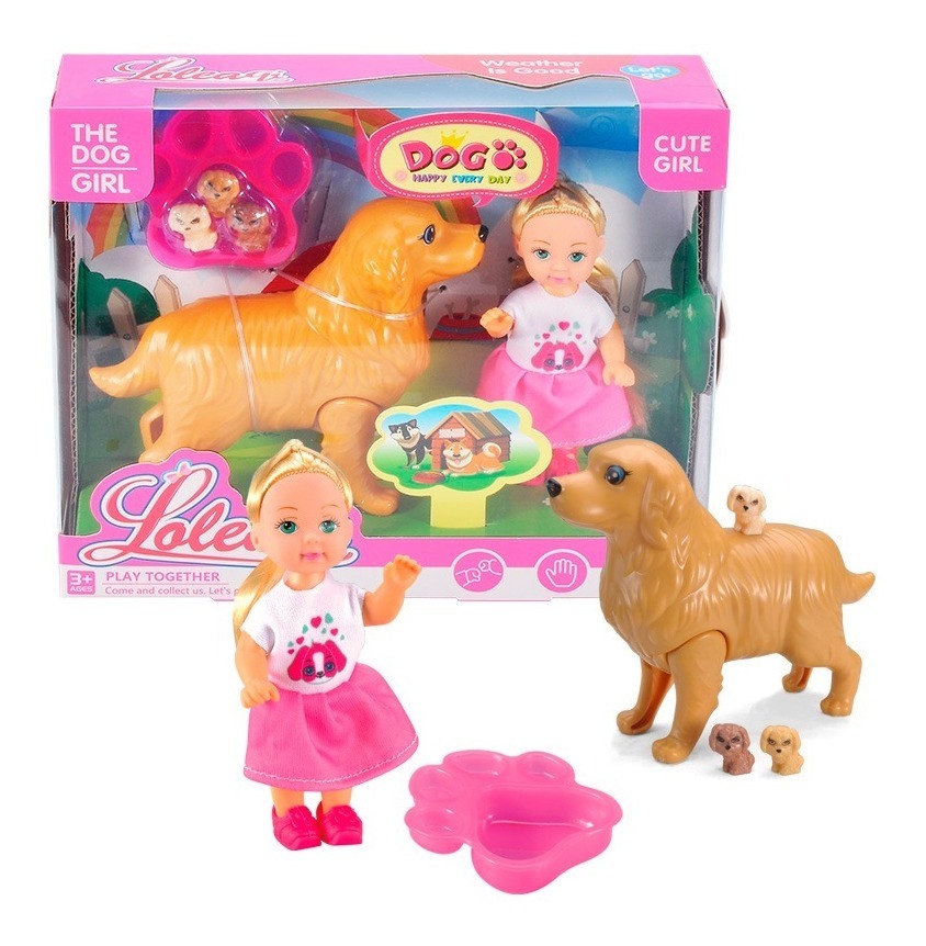 Muñeca Loleaqi Con Perritos