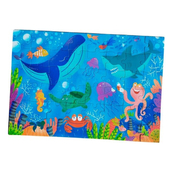Puzzle Infantil 48 Piezas Océano Barco De Papel - Imagen 2