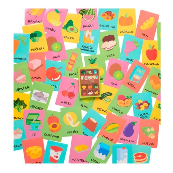 Juego Cartas El Mercado De Alimentos Barco De Papel - Imagen 3