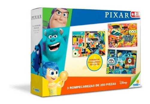 Set 3 Puzzles 250 Piezas Ronda Disney Pixar Toy Story - Imagen 2