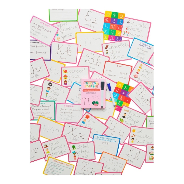 Empiezo A Escribir Cursiva Libro Y Marcador Juego De Cartas - Imagen 3