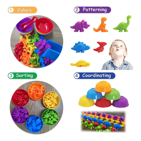 Juego De Clasificación Colores Varios Diseños - Imagen 20
