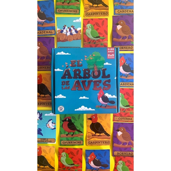 Juego De Mesa El Arbol De Las Aves Barco De Papel - Imagen 3