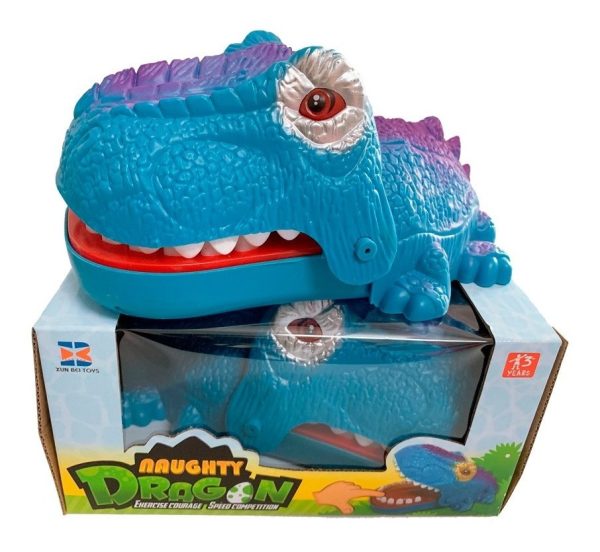 Juego Dino Mordedor Grande Dientes Goma Excelente Calidad - Imagen 2