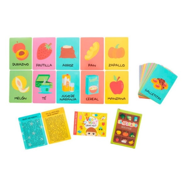 Juego Cartas El Mercado De Alimentos Barco De Papel - Imagen 2