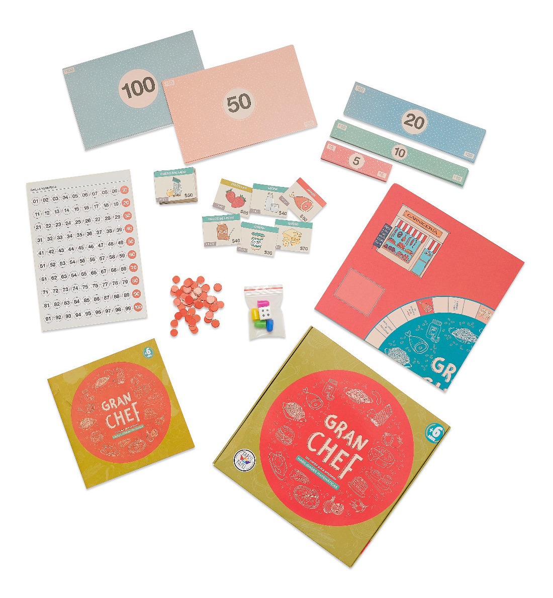 Juego De Mesa Gran Chef Didáctico Aprendizaje Barco De Papel - Imagen 3