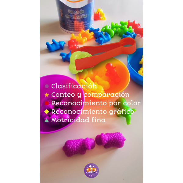 Juego De Clasificación Colores Varios Diseños - Imagen 6