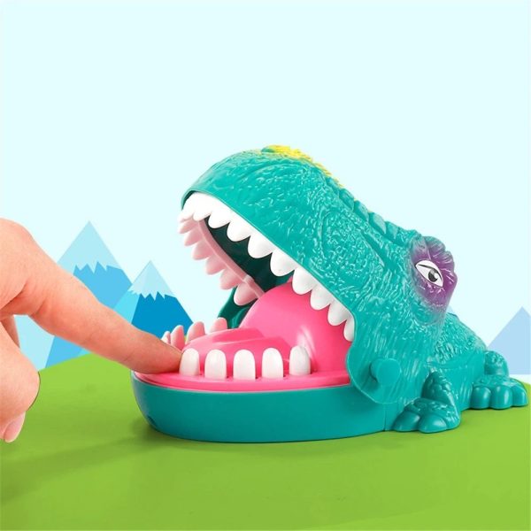 Juego Dino Mordedor Dientes Con Goma Verde Excelente Calidad - Imagen 5