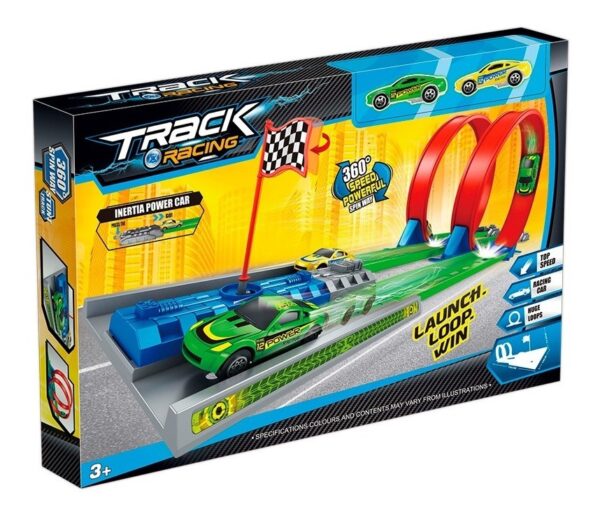 Pista De Autos Duo Loop Para Competir Con 2 Autitos