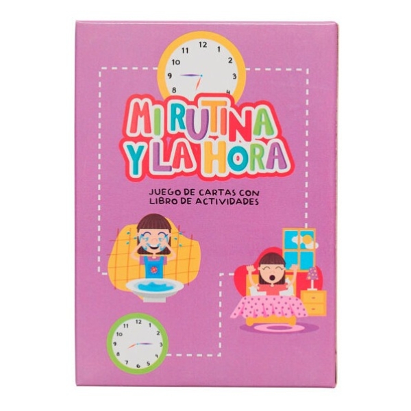Juego Cartas Mi Rutina Y La Hora Didáctico Barco De Papel
