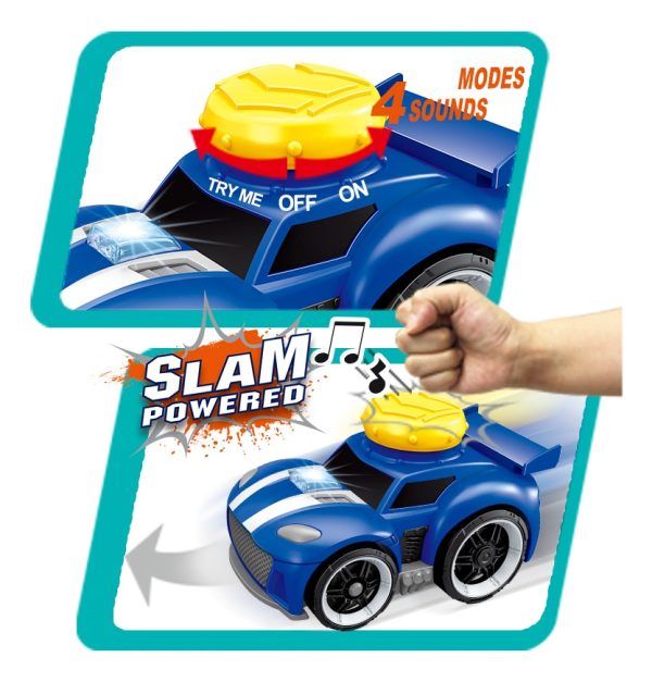 Juguete Autito Power Con 2 Modos De Juego Y 4 Sonidos - Imagen 4