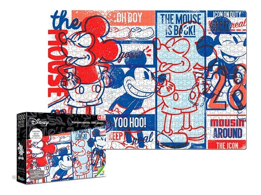 Puzzle De 1000 Piezas Mickey Mouse Disney - Toy Store