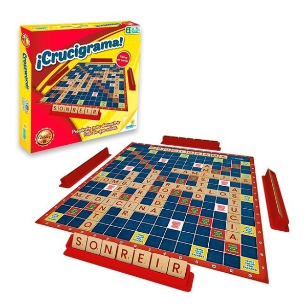 Juego De Mesa Crucigrama Clásico Cartón - Toy Store - Imagen 2
