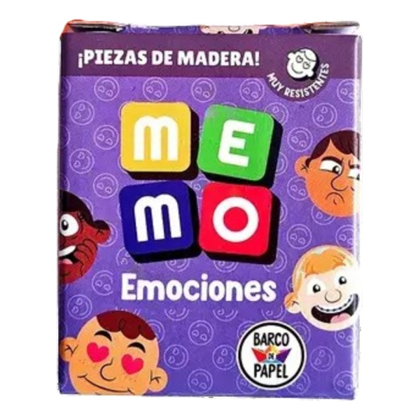 Juego De Memoria Me Mo Emociones Barco De Papel