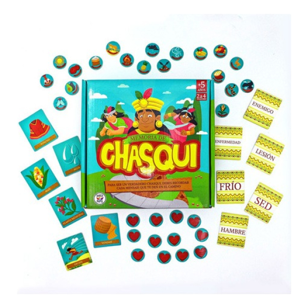 Juego Didáctico Memoria De Chasqui Barco De Papel - Imagen 2