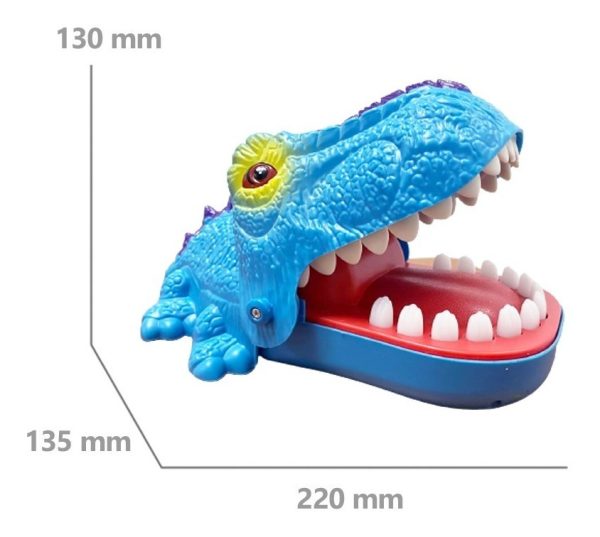 Juego Dino Mordedor Grande Dientes Goma Excelente Calidad - Imagen 6
