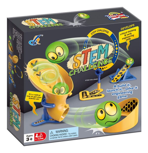 Juego De Mesa Stem Desafío Con Tres Pelotitas Y Accesorios