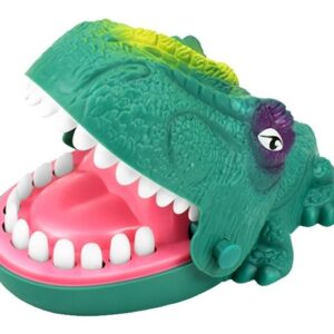 Juego Dino Mordedor Dientes Con Goma Verde Excelente Calidad