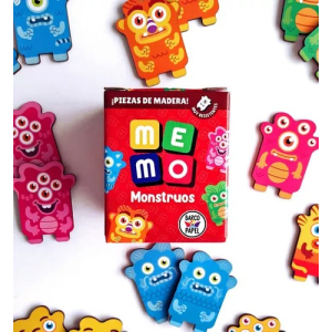 Juego De Memoria Me Mo Monstruos Barco De Papel