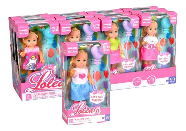 Display X12 Muñeca Loleaqi Con Globo 4 Modelos - Imagen 2