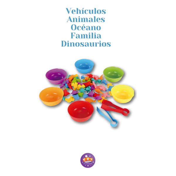 Juego De Clasificación Colores Varios Diseños - Imagen 7