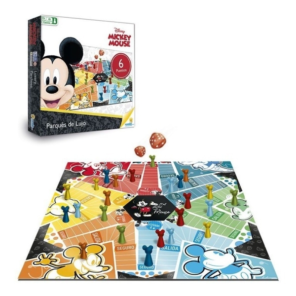 Juego De Mesa Ludo Mickey De Lujo