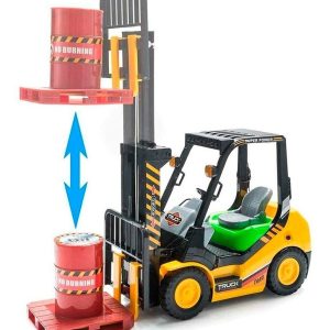 Juguete Montacargas Eléctrico A Control Remoto Sube Y Baja