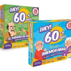 Pack 2 Juegos De Mesa Para Adultos Mayores Memorama + Ludo G