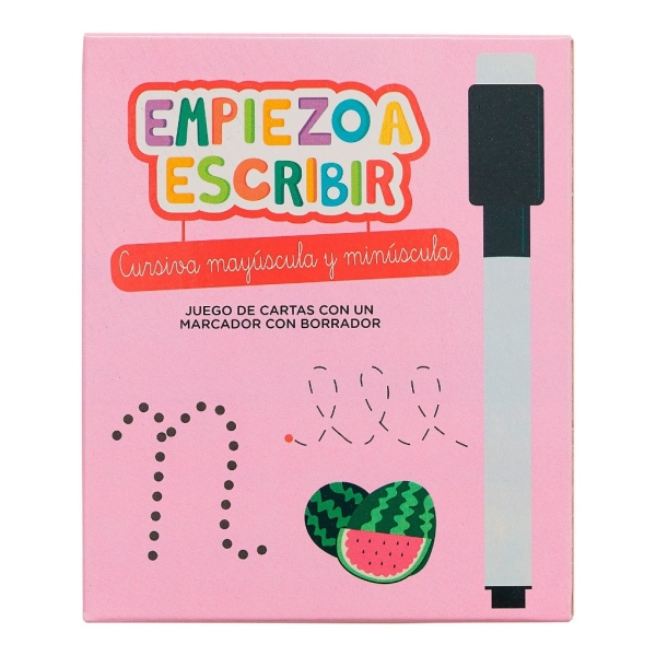 Empiezo A Escribir Cursiva Libro Y Marcador Juego De Cartas