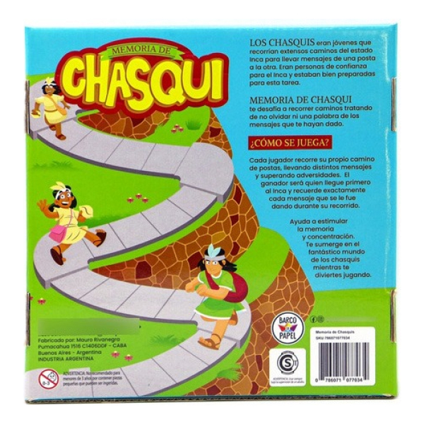 Juego Didáctico Memoria De Chasqui Barco De Papel - Imagen 4