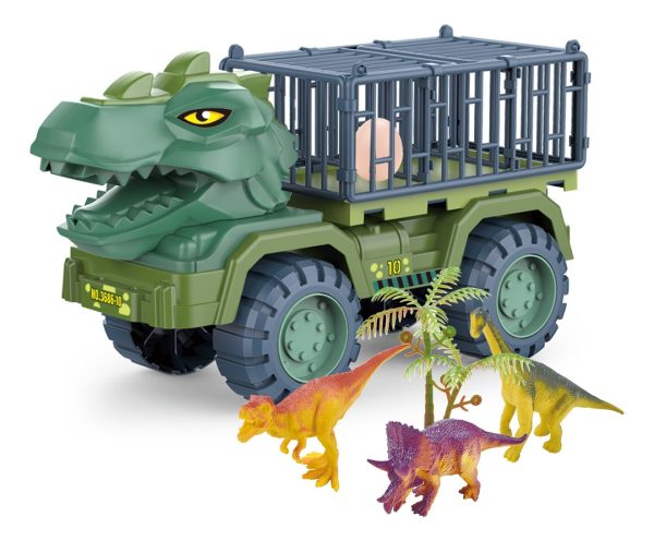 Carpa Para Niños Dino 3d Con Mega Dino Camión Pack - Imagen 2