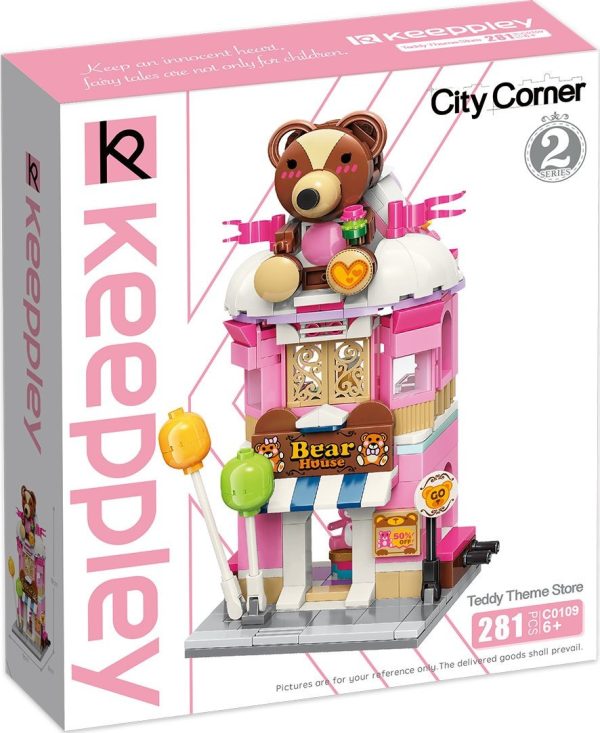 Juego Tienda De Peluches Bloques Construcción 281 Piez. Qman - Imagen 3