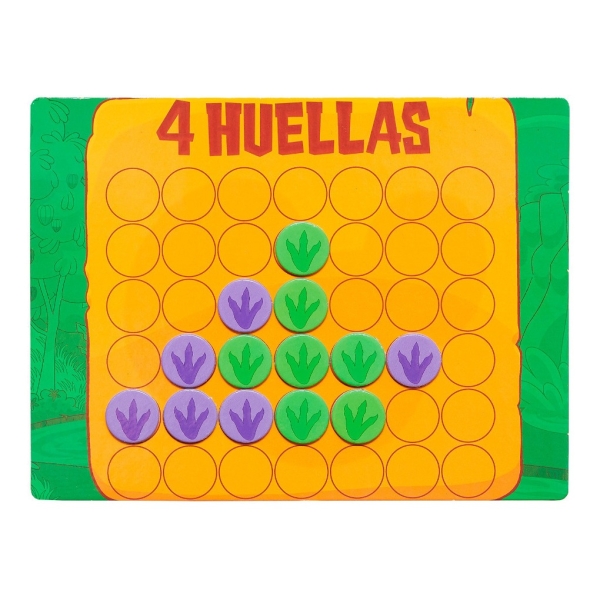 Juego De Mesa 3en1 Dinosaurio Lotería Memoria Y 4 En Línea - Imagen 4