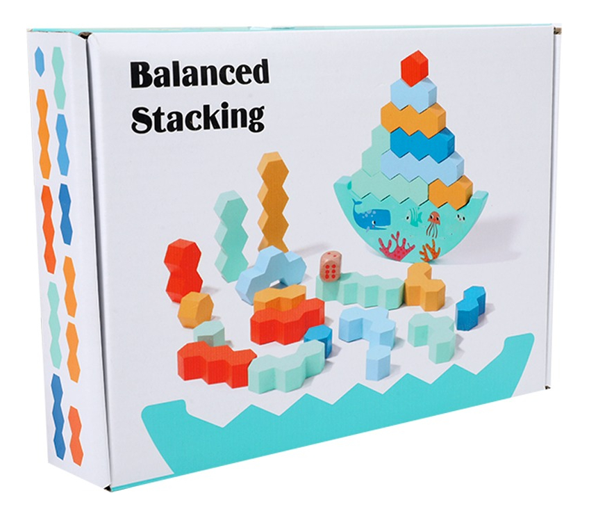 Juego De Balance Para Niños De Madera Con Formas Especiales - Imagen 2