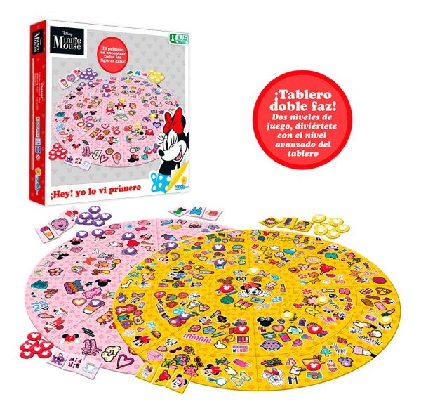 Juego De Mesa Hey! Yo Lo Vi Primero Minnie Mouse Toy Store - Imagen 2