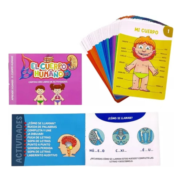 Cartas Didácticas El Cuerpo Humano - Barco De Papel - Imagen 4