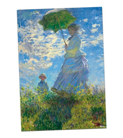 Rompecabezas X1000 Piezas Obras De Arte Mujer Con Sombrilla - Imagen 2