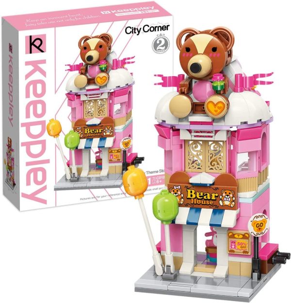 Juego Tienda De Peluches Bloques Construcción 281 Piez. Qman