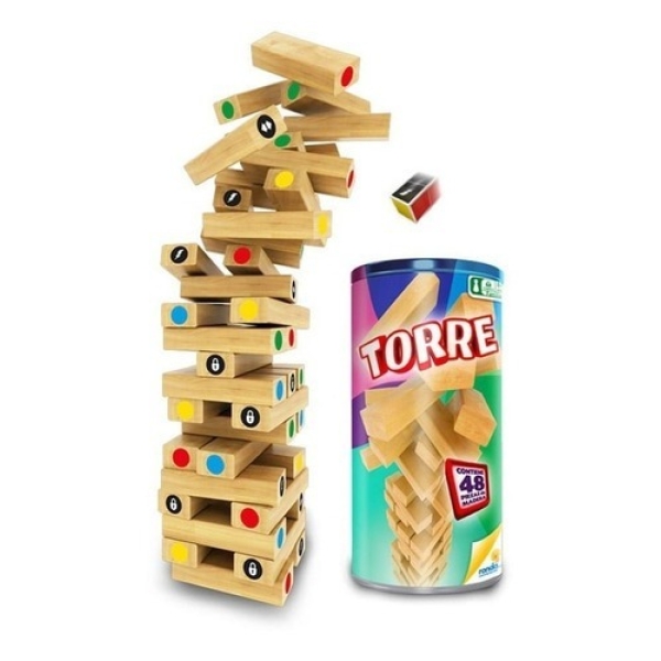 Torre Clásico Ronda Lata Metálico 48 Pcs Juego Mesa