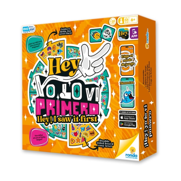 Juego De Mesa Hey Yo Lo Vi Primero Con App Ronda - Toy Store
