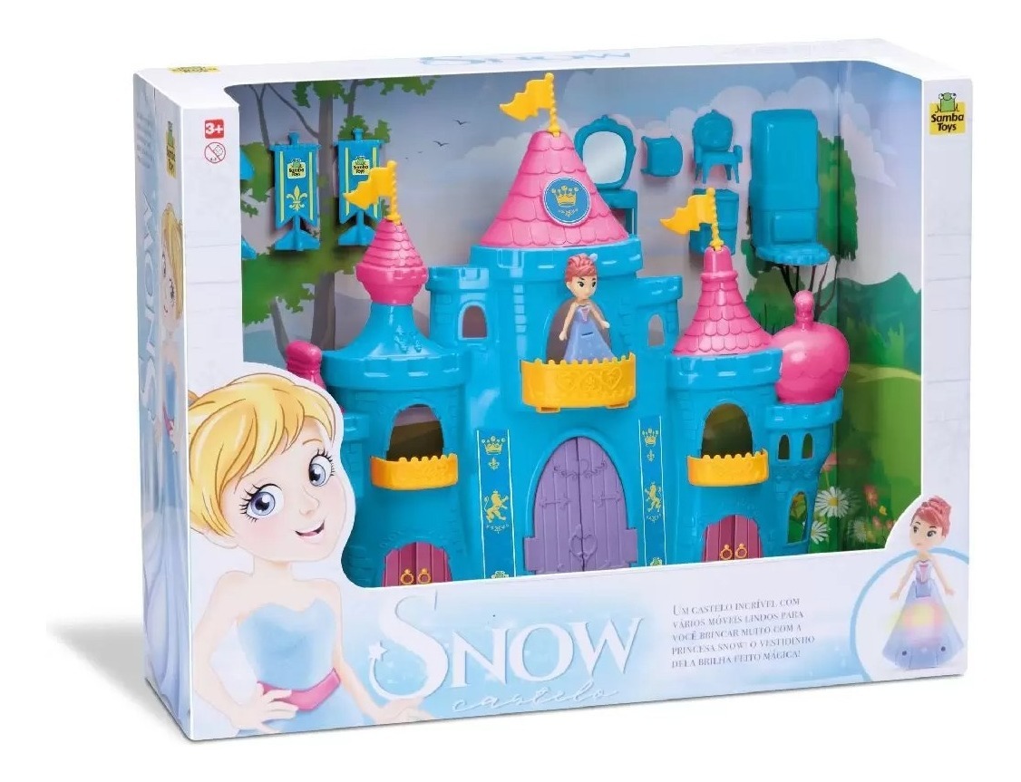 Juguete Castillo Princesa Snow Luces Intermitentes Y Acces - Imagen 4