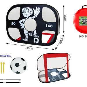 Arco De Futbol 2 Posiciones Practicar Puntería Con Estuche