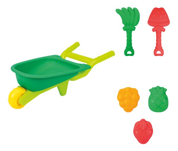 Juego De Playa Carretilla + Balde Y Accesorios Toy Store