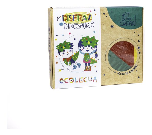 Kit De Arte Mi Disfraz De Dinosaurio Para Crear Ecolecua
