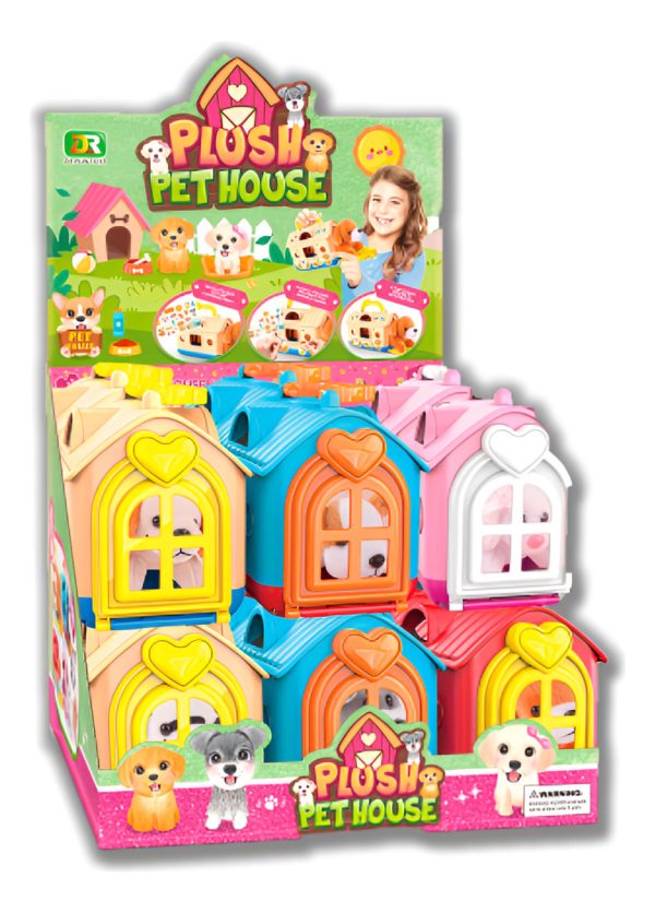 Set Peluches Perritos Pethouse Con Stickers - Toy Store