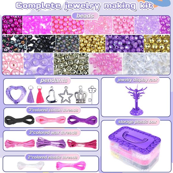 Set De Cuentas Para Hacer Pulseras Jewerly Box - Toy Store - Imagen 2